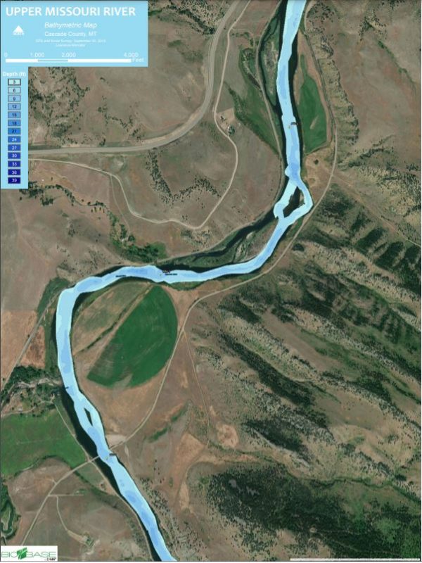 Mile 2 Bathymetric Map - 2019